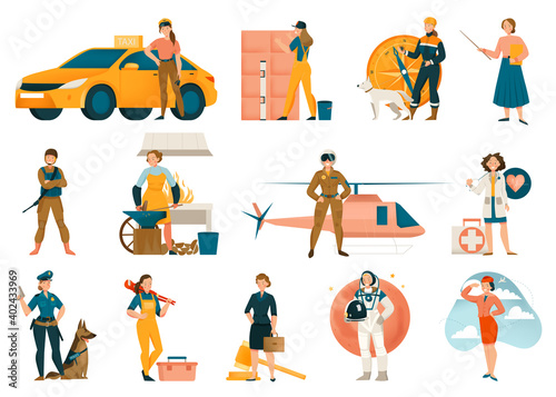 Female Profession Set