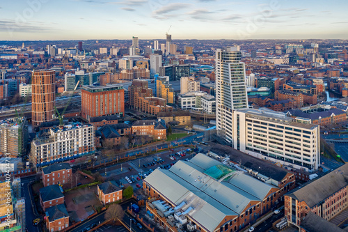 Leeds City Centre and Bridgewater Place. Yorkshire Northern England United Kingdom. 