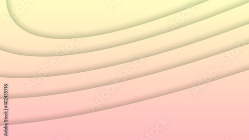Gradient Abstract Paper Cut Background Vector Shadows Objects Modern Design