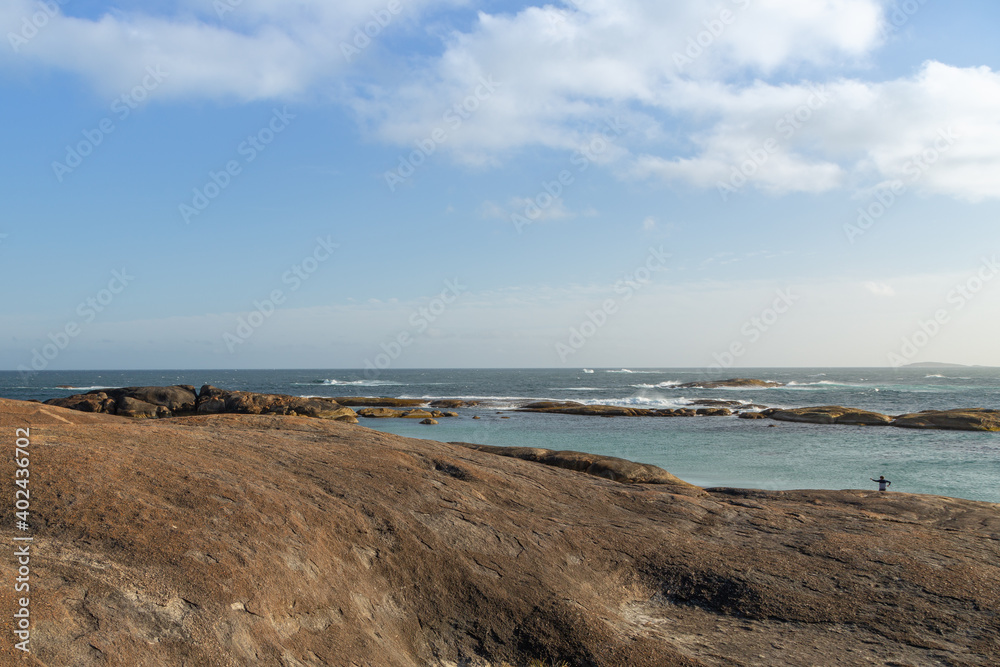 Panorama of the landscape in the William Bay National Park close to Denmark in Western Australia