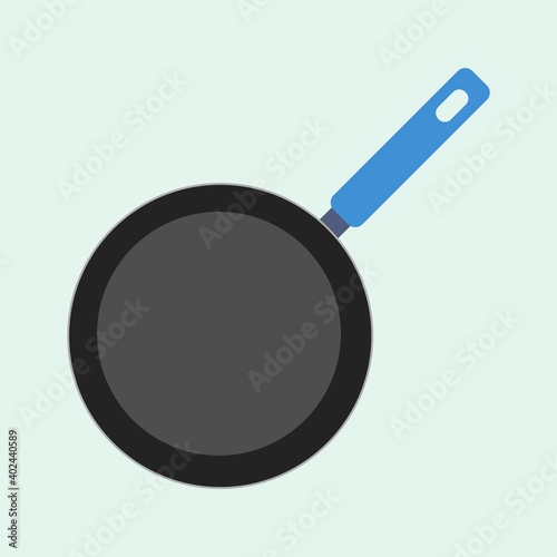 Vector illustration of a frying pan.