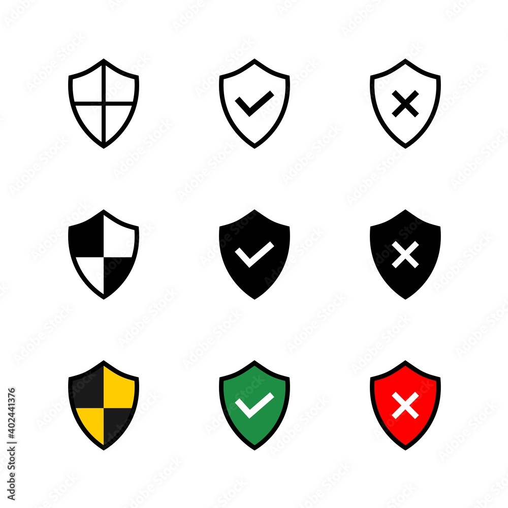 Shield Icon : Security Theme, Infographics and Other Graphic Related Assets.