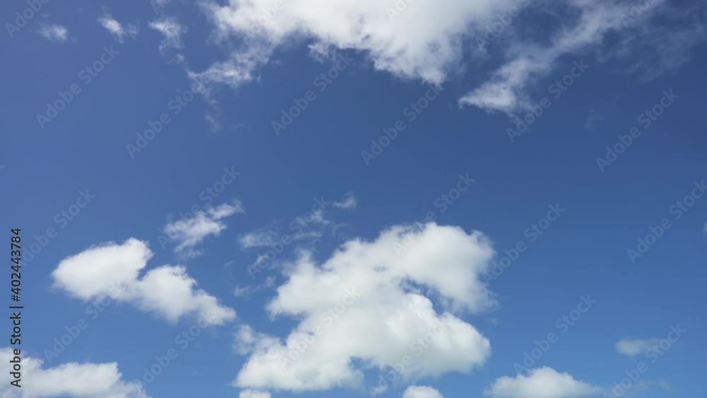Beautiful dead clouds are flying in the azure sky landscape. Beautiful dead clouds are flying in the azure sky landscape.