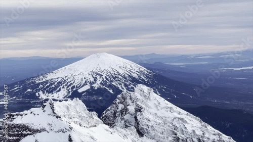 Wallpaper Mural A view of Mount Bachelor from Broken Top in the Oregon Cascade Mountains Torontodigital.ca