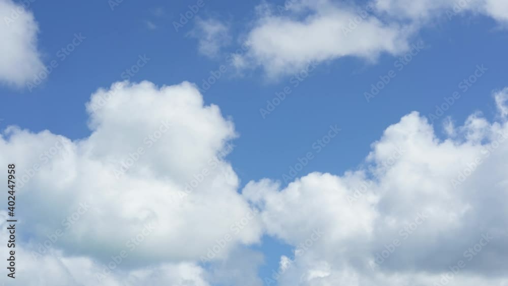 Time Lapse summer cloudscape in blue sky landscape. Time Lapse summer cloudscape in blue sky landscape.
