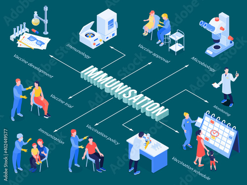 Immunization Isometric Flowchart