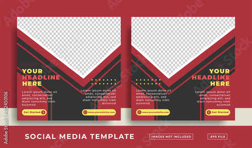 creative business agency social media template