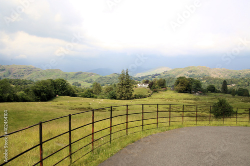 A view of the Lake District near to Coniston