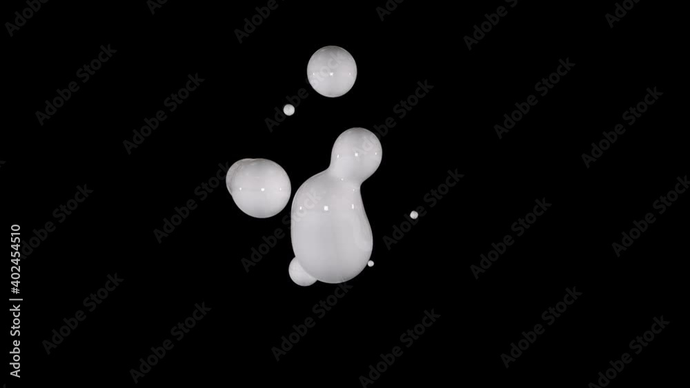 White Liquid Animation Loopable White Liquid Animation Loopable