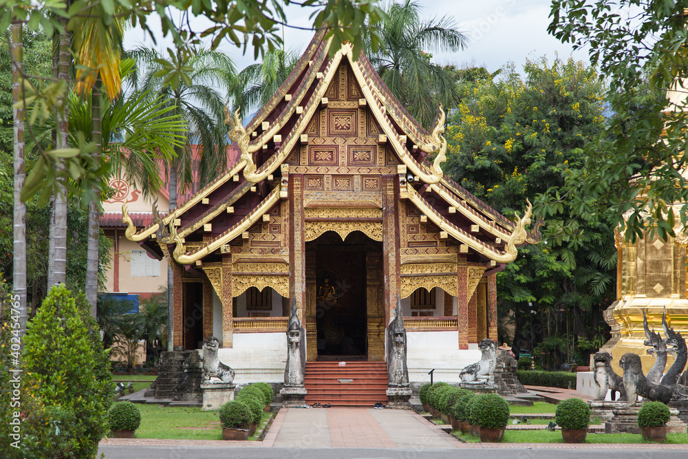 Wihan Lai Kham at Wat Phra Singh, Chiang Mai Wihan Lai Kham at Wat Phra Singh, Chiang Mai