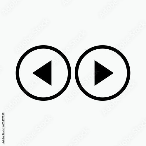 Free Download Play button icon in trendy flat style isolated on grey background. Play symbol for your web site design, logo, app, UI. Vector illustration, EPS10. - GFXLoad