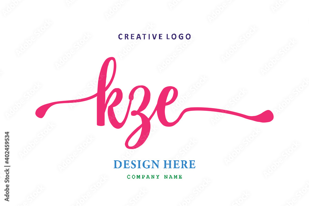 KZE lettering logo is simple, easy to understand and authoritative KZE lettering logo is simple, easy to understand and authoritative