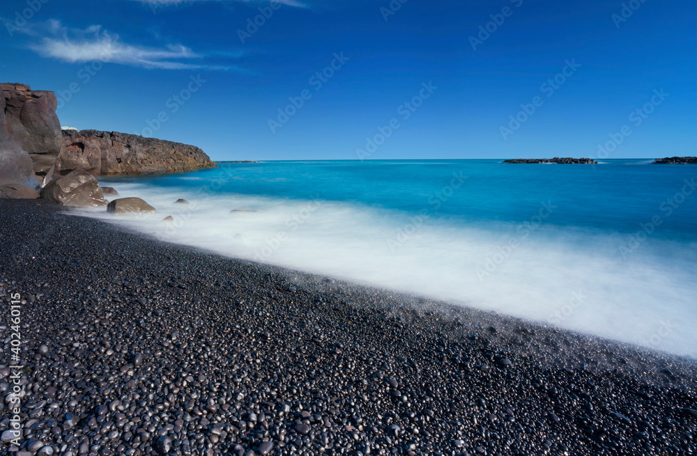 Black stone beach - Iceland