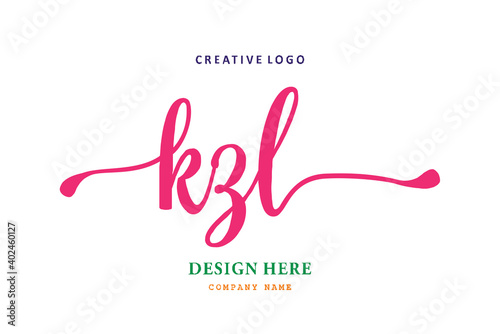 KZL lettering logo is simple, easy to understand and authoritative