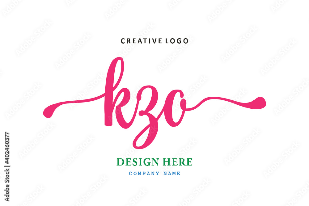 KZO lettering logo is simple, easy to understand and authoritative KZO lettering logo is simple, easy to understand and authoritative