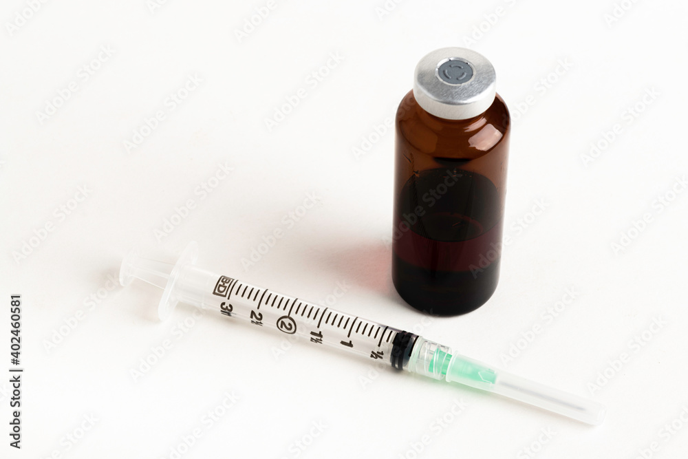 Hygienic Single-Use Plastic Disposable Injection And Amber Color Vaccine Vial
