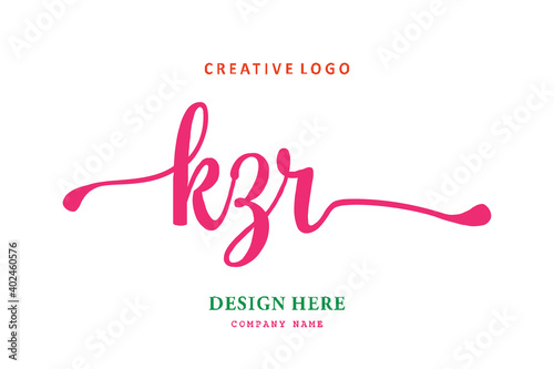 KZR lettering logo is simple, easy to understand and authoritative