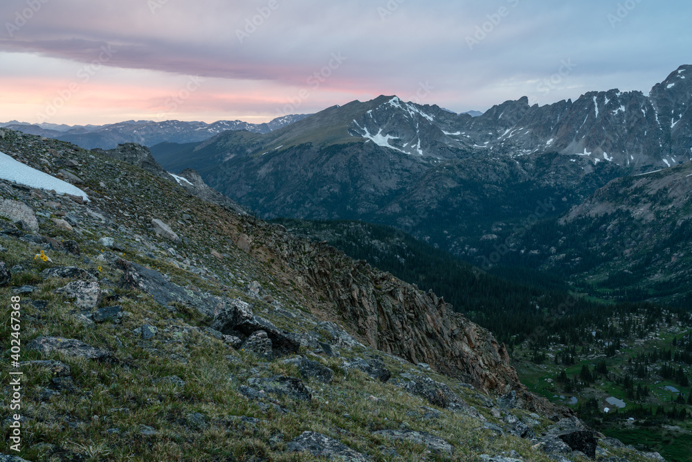 Sunset in Colorado's Indian Peaks Wilderness