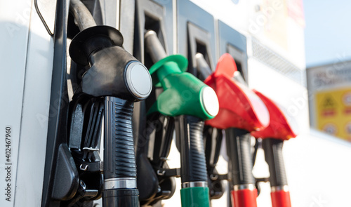 Petrol pump filling nozzles