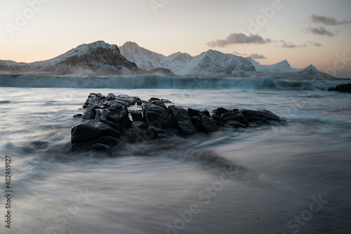 Haukland beach