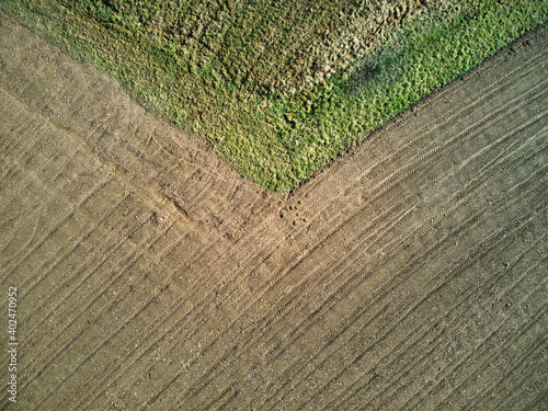 Geometries of nature and man. View from above.