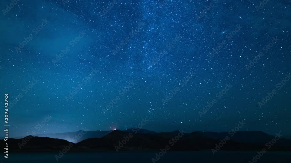 Perseid Meteor Shower 24mm North Sky Milky Way Galaxy Lake Isabella Sierra Nevada Mts California USA