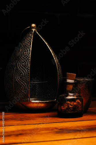 Old English Rustic Vintage Wedding Centre Piece Display. 