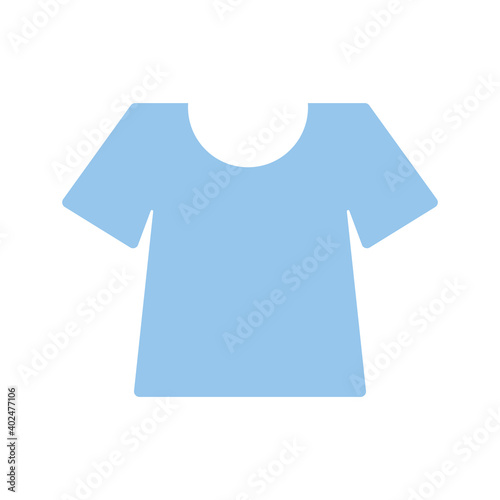 shirt with a blue color