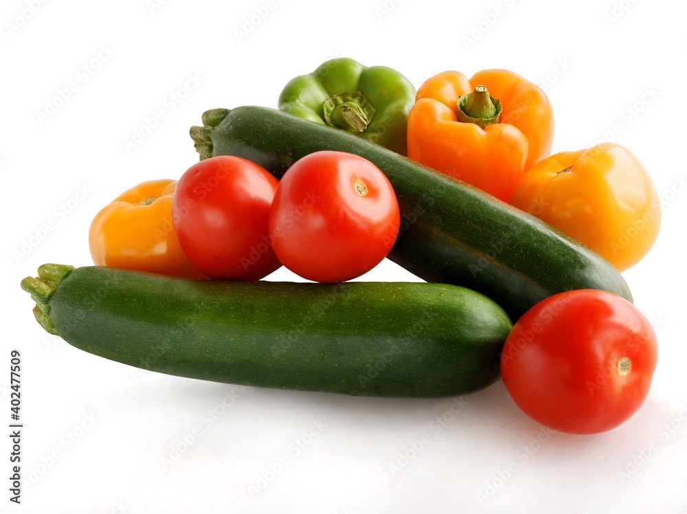 various multicolor vegetables for salad or cooking meals