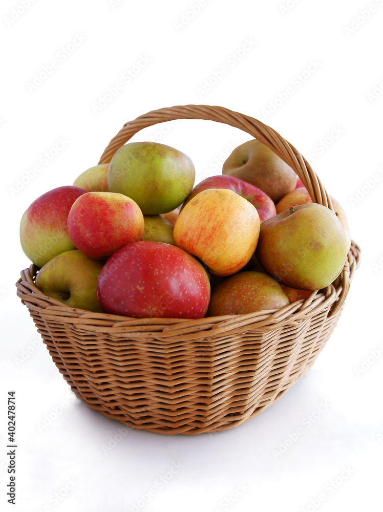 multicolor tasty appples as wholesome fruits close up multicolor tasty appples as wholesome fruits close up