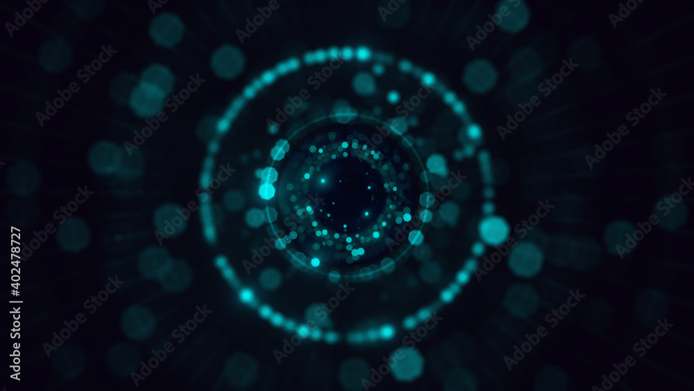 Abstract blur glowing magic sign and concept galaxy light style. 3D Rendering Abstract blur glowing magic sign and concept galaxy light style. 3D Rendering