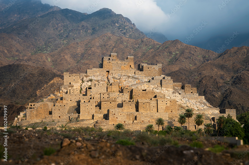 Thee Ain Ancient Village, Saudi Arabia