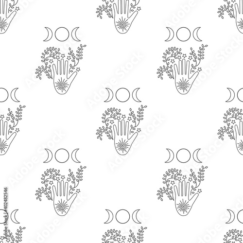 Seamless wicca pattern