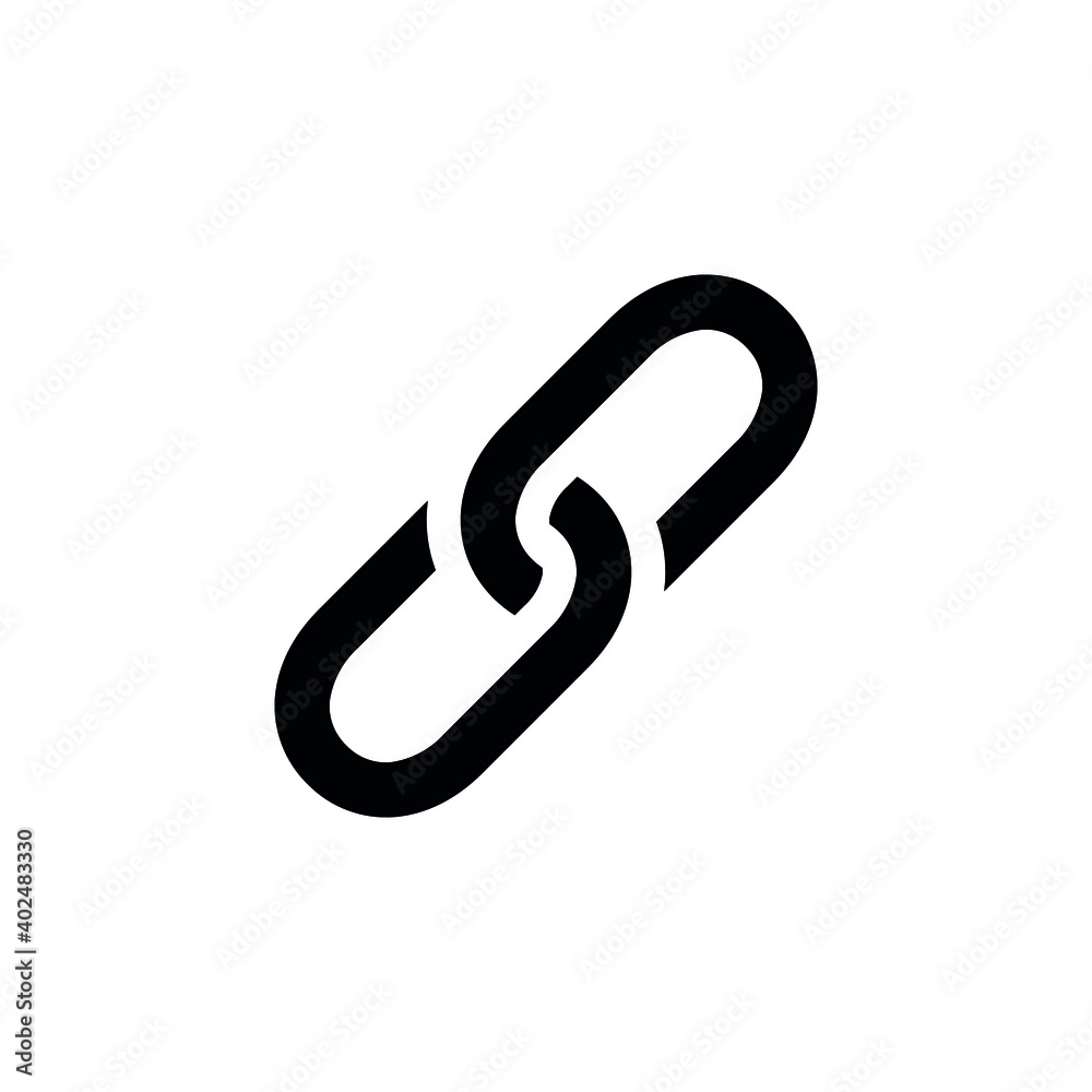 Links icon vector set. Chain sign set collection icon. Links icon vector set. Chain sign set collection icon.