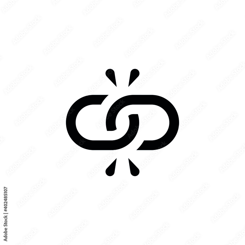 Obraz premium Links icon vector set. Chain sign set collection icon.