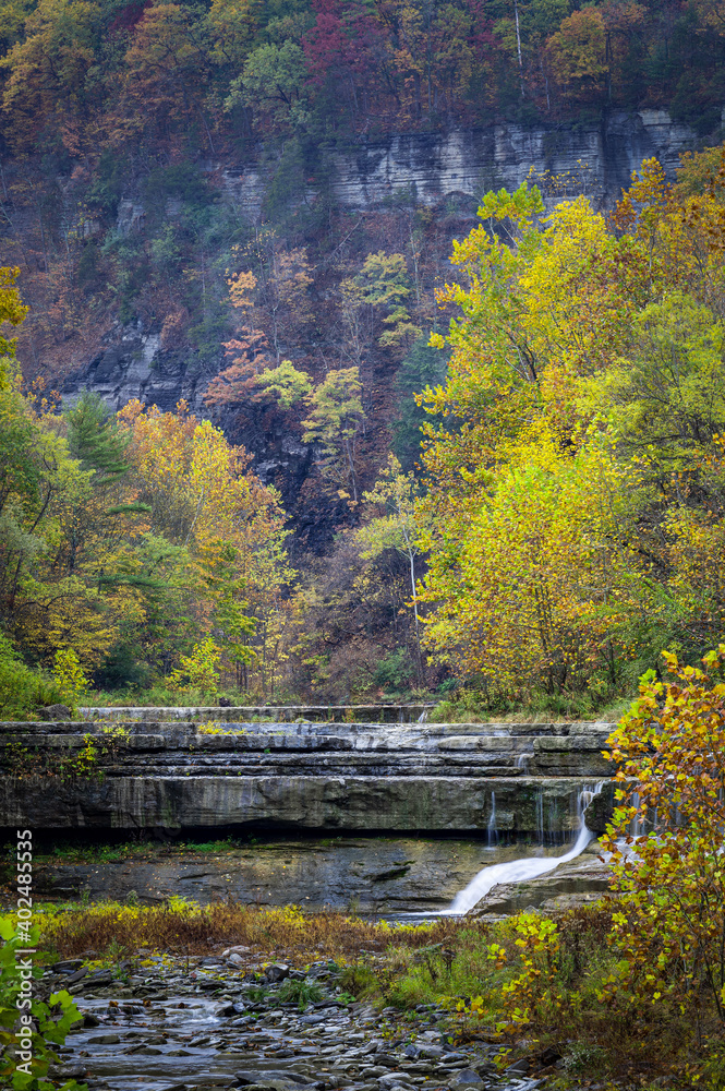 Late Autumn at Lower Taughannock Falls