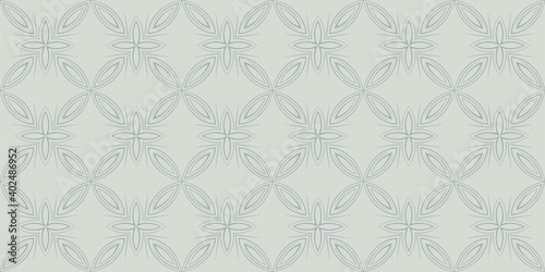 Decorative ornament in pastel colors. Monochrome pattern. Seamless wallpaper texture. Vector illustration for design.