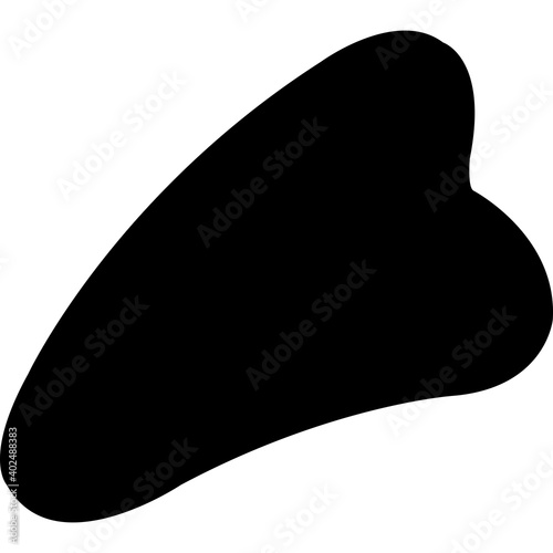 Facial Massage Tools Silhouette Vector