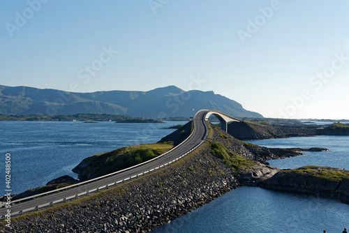 Norwegen - Atlantikstraße - Aussichtspunkt Utsiktsstien photo