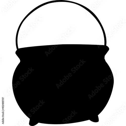 Couldron Silhouette Vector