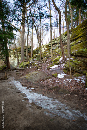 Cuyahoga valley national park in ohio during winter photo