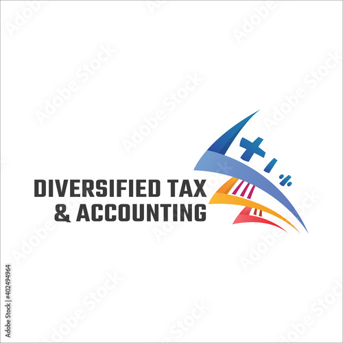 Tax and accounting logo design. Suitable for company logos and brand logos