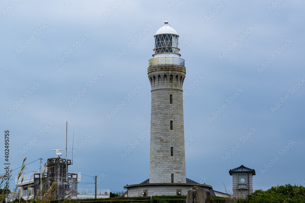 冬の角島灯台