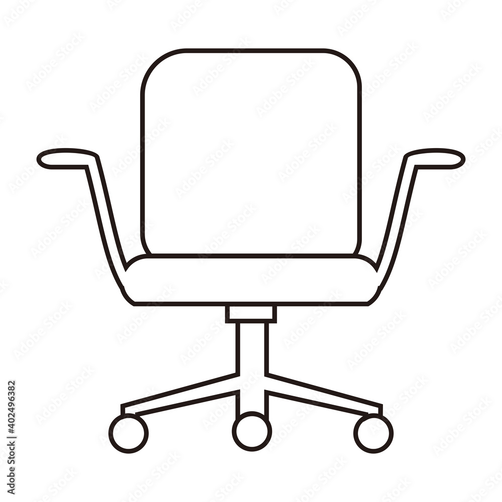office armchair icon vector illustration sign office armchair icon vector illustration sign