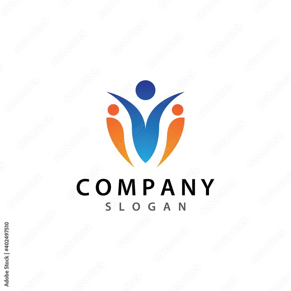 People logo template People logo template