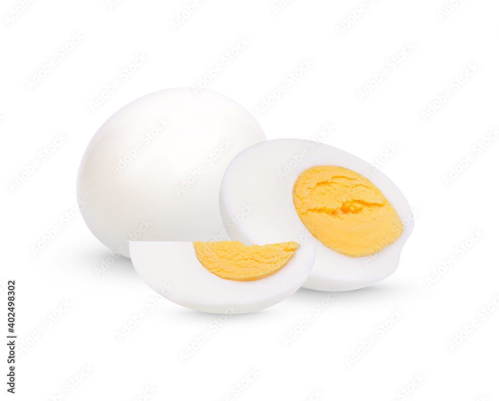 Chicken Egg ,boiled egg isolated on white background Chicken Egg ,boiled egg isolated on white background