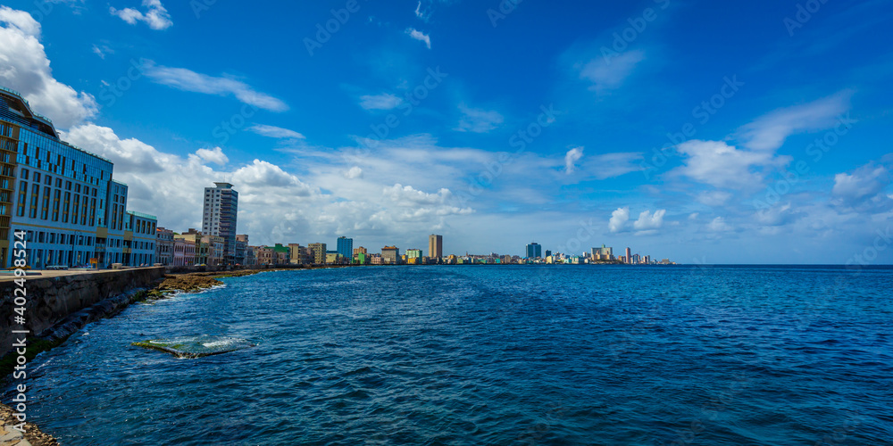 Havana Skyline with Malecon