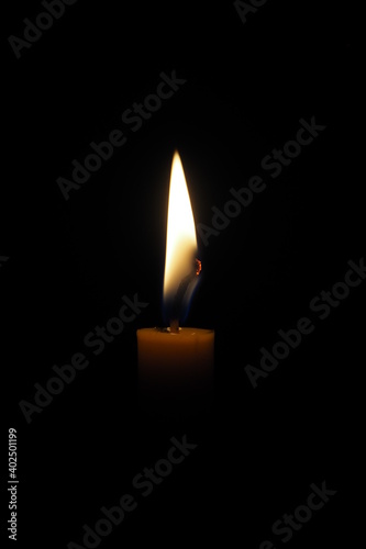 Amber Candlelight Black Backdrop