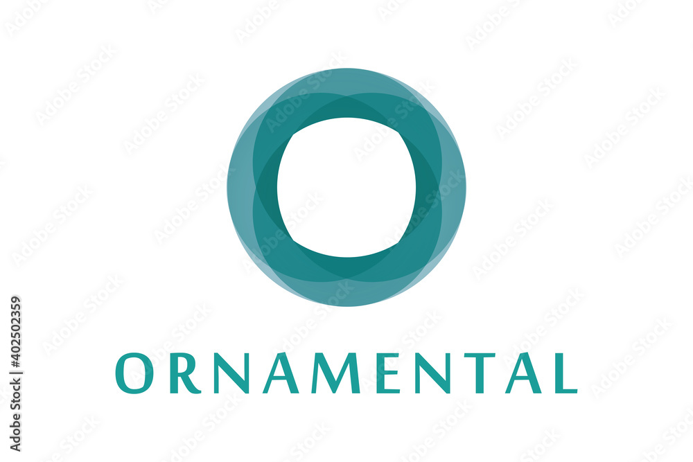 Letter O ornamental