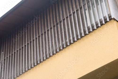 木製の面格子窓 防犯窓 © xiaosan